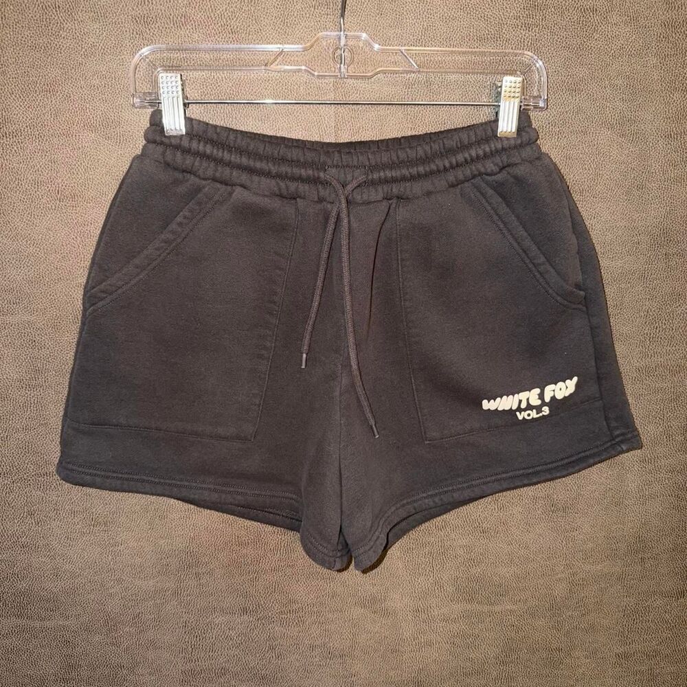 White Fox Vol. 3 dark gray sweat shorts
